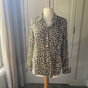 Equipment Leopard Blouse